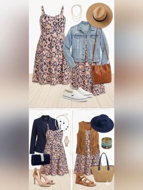 TORRID PEACH FLORAL SWEETHEART CHALLIS DRESS FLATTERING AND CUTE